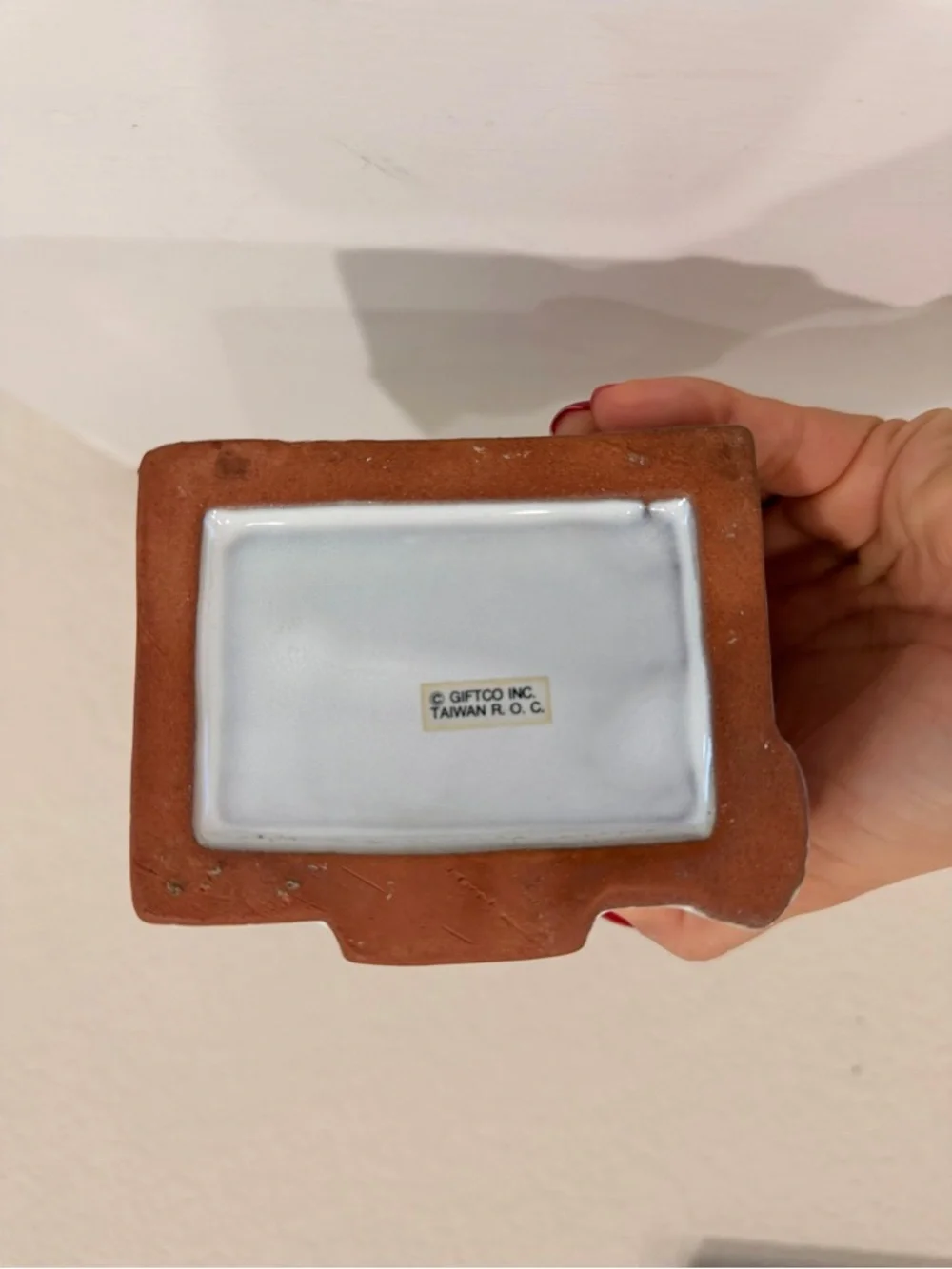 Giftco Ceramic Snowy House Vase Planter